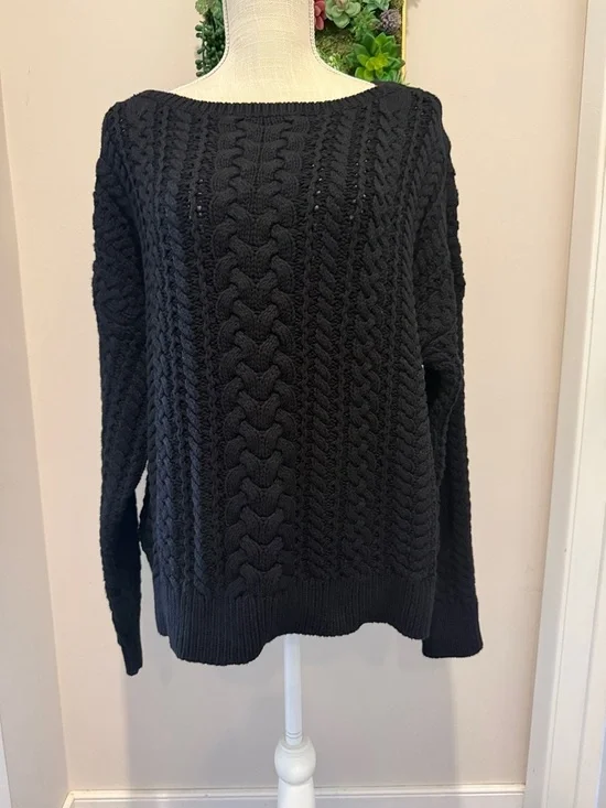 NWT Ralph Lauren Cable-Knit Cotton-Blend Sweater - Picture 5 of 8